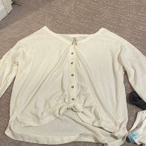 waffle blouse